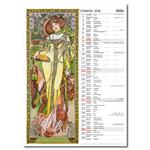 Ścienny Kalendarz 2026 - Alfons Mucha