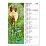 Ścienny Kalendarz 2026 - Alfons Mucha