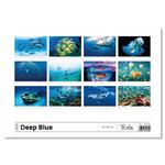 Ścienny Kalendarz 2026 - Deep Blue