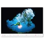 Ścienny Kalendarz 2026 - Deep Blue