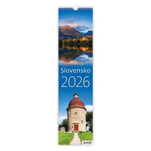 Ścienny Kalendarz 2026 krawat - Słowacja