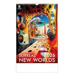 Ścienny Kalendarz 2026 - Surreal New Worlds