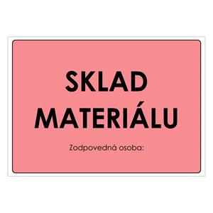 Sklad materiálu, plast 2mm 297x210mm