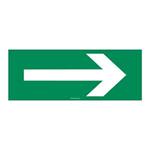 STRZAŁKA W PRAWO, płyta PVC 2 mm, 210x80 mm