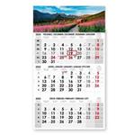 Threemonths Wall Calendar Trio Czech 2025 - grey