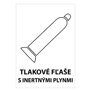 Tlakové fľaše s inertnými plynmi, plast 2mm 148x210mm