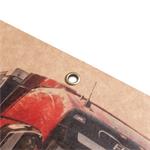 Trzymiesięczny kalendarz Trio Kraft składany czeski 2027 - szary