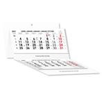 Trzymiesięczny kalendarz Trio składany czeski 2027 - szary