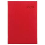 Tygodniowy kalendarz książkowy 2024 Viva A5 z notatkami - czerwony