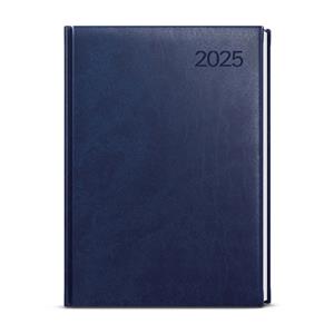 Tygodniowy kalendarz książkowy 2025 Tomáš Vivella A4 - niebieski