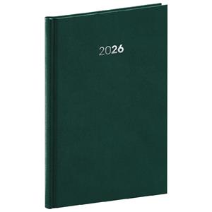 Tygodniowy kalendarz książkowy 2026 A5 Balakon - zielony