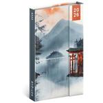 Tygodniowy kalendarz książkowy 2026 A5 magnetyczny Japonia