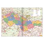 Tygodniowy kalendarz książkowy 2026 A5 Tomy - niebiesko-czerwony