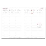 Tygodniowy kalendarz książkowy 2026 Apple A5 - niebieski