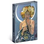 Tygodniowy kalendarz książkowy 2026 B6 magnetyczny Alfons Mucha