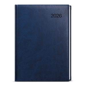 Tygodniowy kalendarz książkowy 2026 Oskar Vivella A5 - niebieski