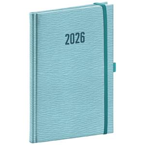Tygodniowy kalendarz książkowy 2026 Rivoli - jasnoniebieski