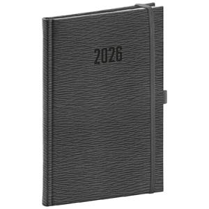 Tygodniowy kalendarz książkowy 2026 Rivoli - szary