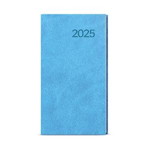 Tygodniowy kalendarz książkowy kieszonkowy 2025 Jakub Vivella - jasnoniebieski