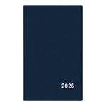 Tygodniowy kalendarz książkowy kieszonkowy 2026 Alois PVC - niebieski