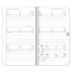 Tygodniowy kalendarz książkowy kieszonkowy 2026 Aprint Top - morska