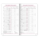 Tygodniowy kalendarz książkowy kieszonkowy 2026 Aprint Top - morska