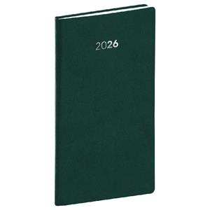 Tygodniowy kalendarz książkowy kieszonkowy 2026 Balakon - zielony