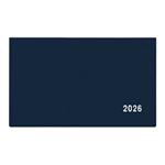 Tygodniowy kalendarz książkowy kieszonkowy 2026 Cyryl PVC - niebieski