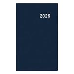 Tygodniowy kalendarz książkowy kieszonkowy 2026 Gustaw PVC - niebieski