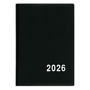 Tygodniowy kalendarz książkowy kieszonkowy 2026 Hynek PVC - czarny