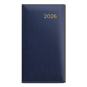 Tygodniowy kalendarz książkowy kieszonkowy 2026 Jakub Premier - niebieski