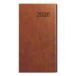 Tygodniowy kalendarz książkowy kieszonkowy 2026 Jakub Vivella - brązowy