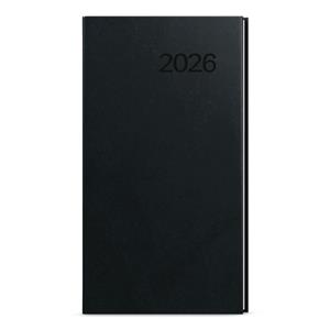 Tygodniowy kalendarz książkowy kieszonkowy 2026 Jakub Vivella - czarny