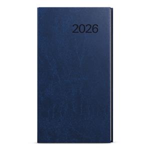 Tygodniowy kalendarz książkowy kieszonkowy 2026 Jakub Vivella - niebieski