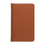 Tygodniowy kalendarz książkowy kieszonkowy 2026 Kastor - brązowy