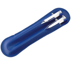 Zestaw długopis + ołówek TAUR w opakowaniu - niebieski
