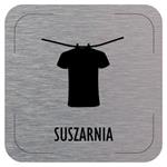 Znak drzwi - Suszarnia - piktogram, płyta aluminiowa, 80 x 80 mm
