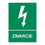 ZWARCIE, płyta PVC 1 mm, 210x297 mm